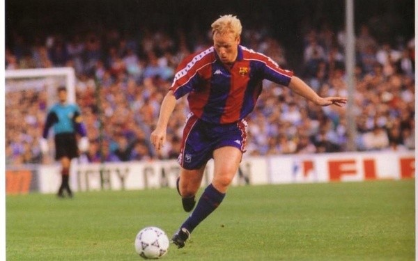 Ronald Koeman con FC Barcelona (Web: Barcelona)