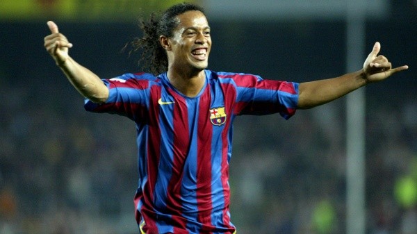 Ronaldinho con FC Barcelona (Web: Barcelona)