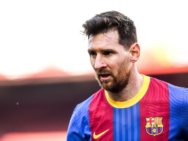 Leo Messi con FC Barcelona (Getty)