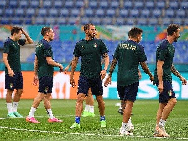 Seleção italiana treinando. (Foto: Getty Images)