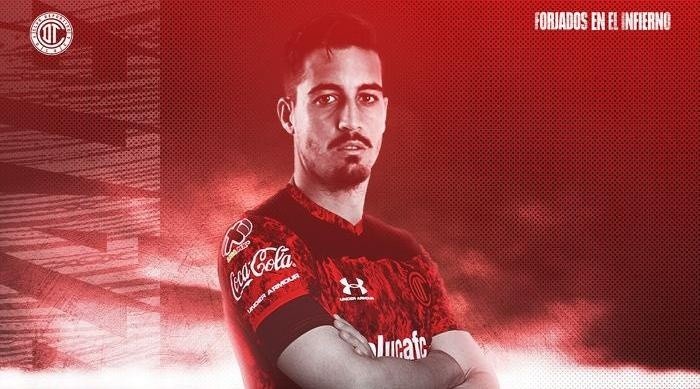 González es nuevo refuerzo de Toluca. (@TolucaFC)