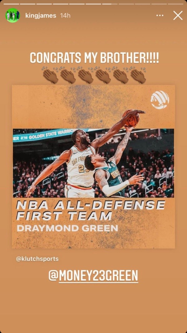 LeBron Draymond Green