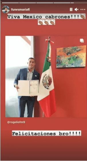 La historia de Ramiro en Instagram.