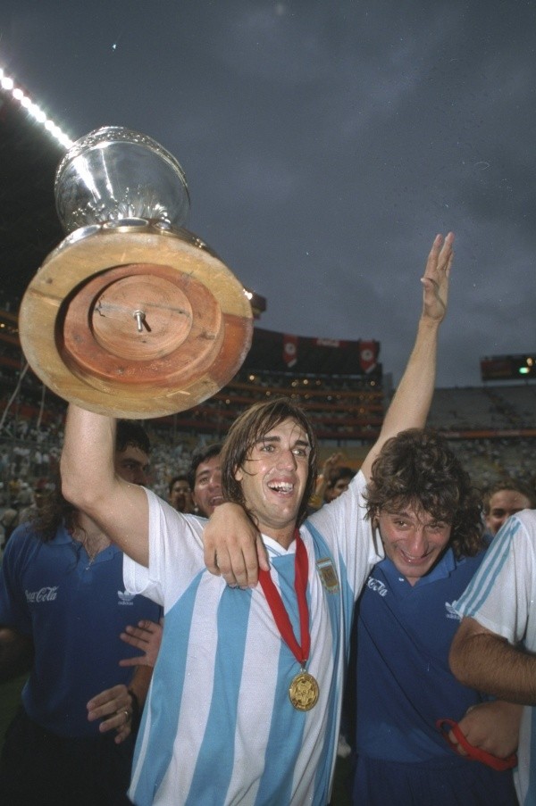 Gabriel Batistuta conquistó dos ediciones de la Copa América con Argentina. (Foto: Getty Images).