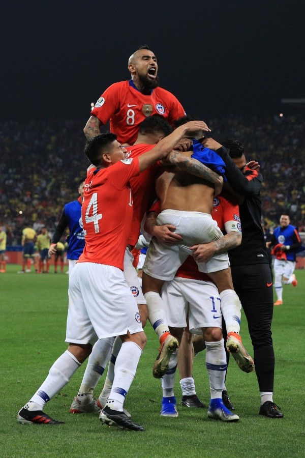Arturo Vidal conquistó con la Selección de Chile dos ediciones de la Copa América. (Foto: Getty Images).