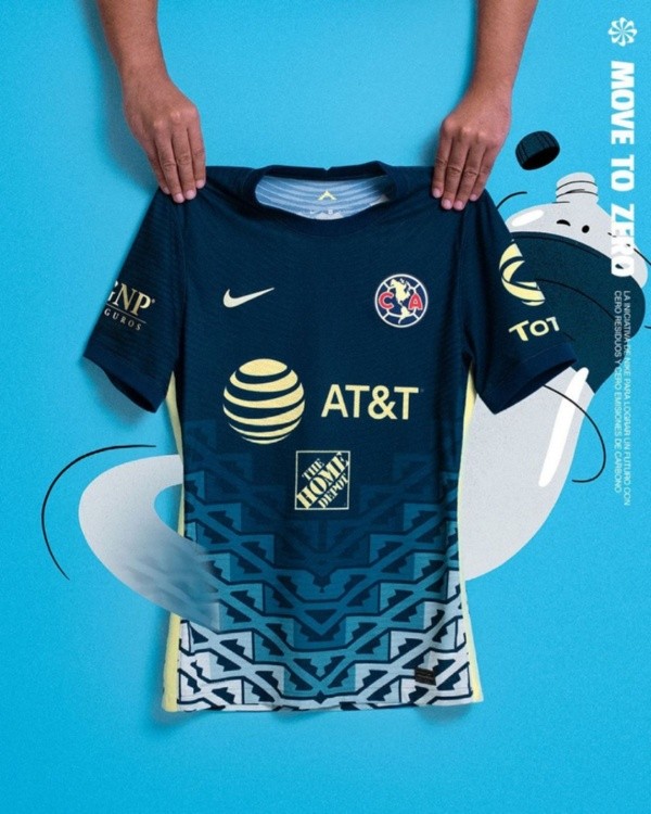 Esta es la nueva playera de visitante del América. Instagram: @yosoy8a