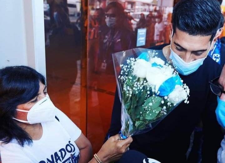 Andrada ignoró a la Sra. Lozano. (@Pellomaldonado)