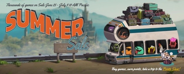 Arte da Summer Sale de 2020 (Reprodução/Steam)