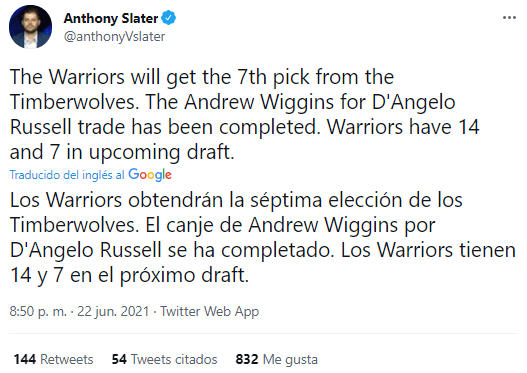 Warriors tendran dos picks de primera ronda
