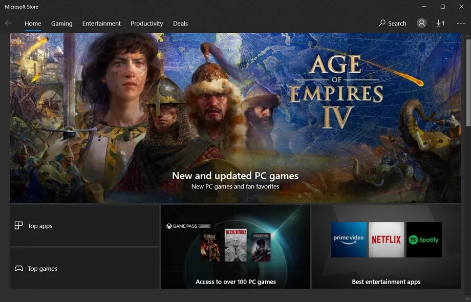 Un vistazo a la nueva Microsoft Store. (Fuente: The Verge)