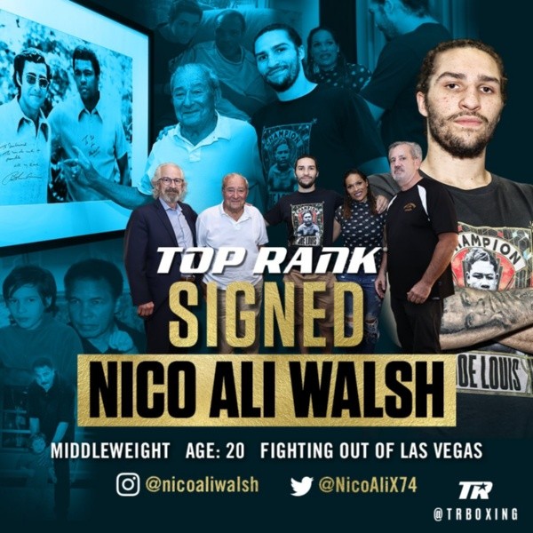 El Nieto de Ali debuta como profesional.