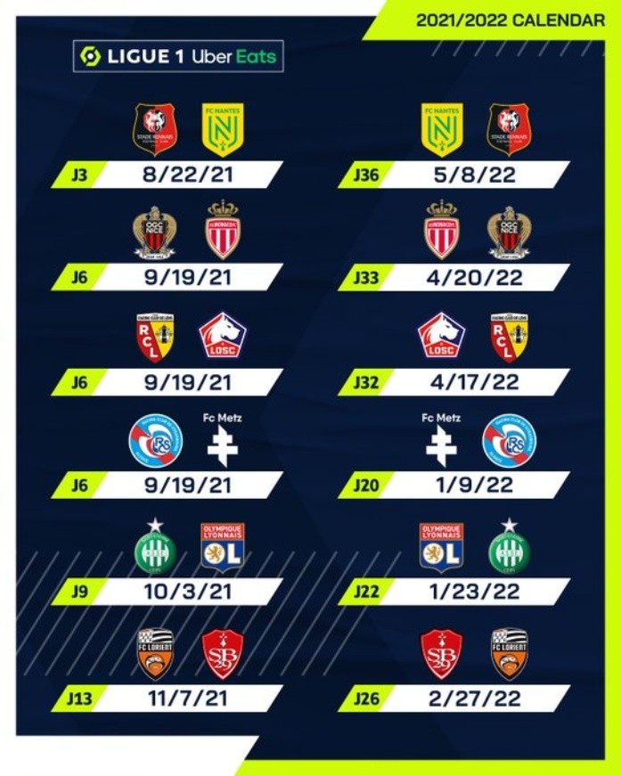 Calendario de la Ligue 1: fecha de inicio y duelos a en cuenta en la temporada 2021-22 de la Liga de Alemania