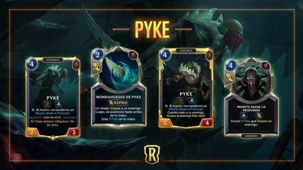 Legends of Runeterra cartas de Pyke