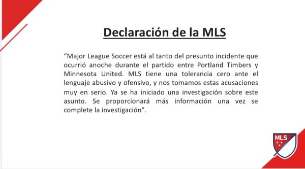 comunicado mls