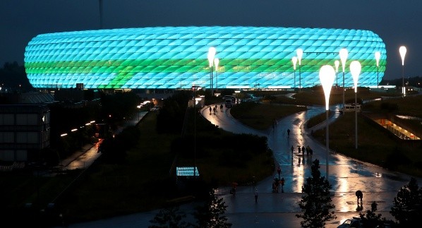 El Allianz Arena de Múnich, una de las sedes de los cuartos de final de la Eurocopa. (Foto: Getty).