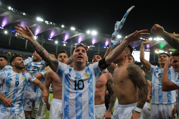 Argentina festejó a lo grande en el Maracaná. (Foto: Getty)