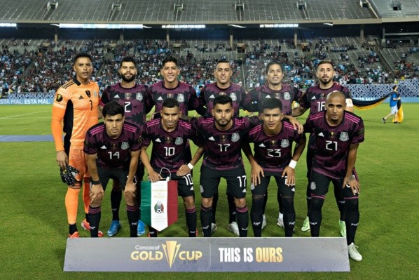 Selección de México ante Guatemala