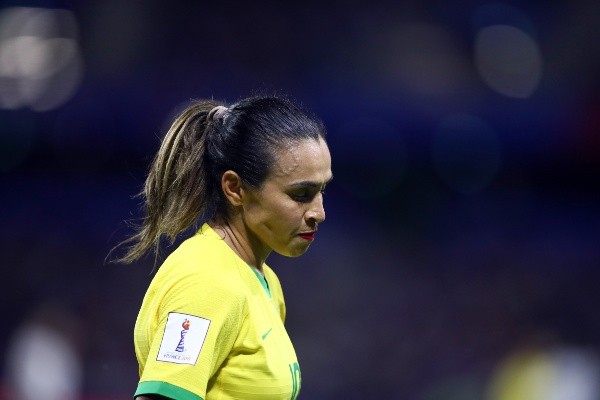 Marta durante a Copa do Mundo de Futebol Feminino (Getty Images)