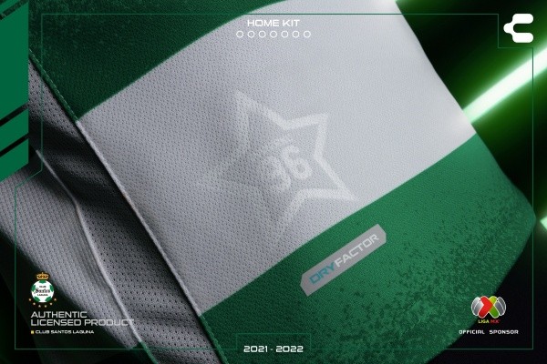 La estrella conmemorativa del primer título de Liga. @ClubSantos