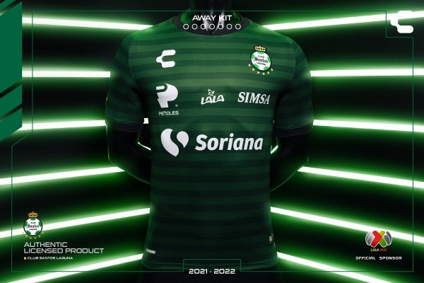 Playera de visitante de Santos para el Apertura 2021. @ClubSantos
