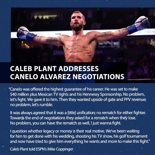 Canelo Álvarez vs. Caleb Plan