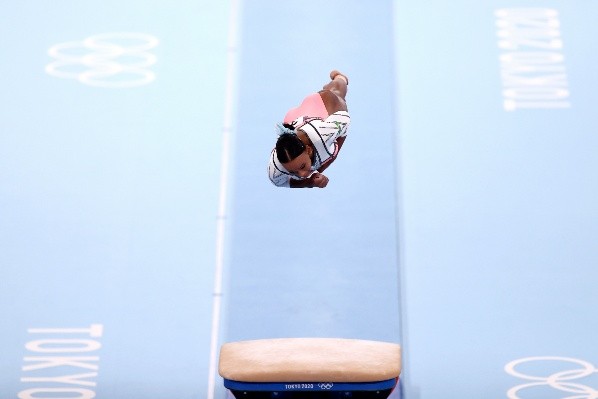 Rebeca Andrade conquistou o ouro na final do salto nos Jogos Olímpicos de Tóquio. (Foto: Getty Images)