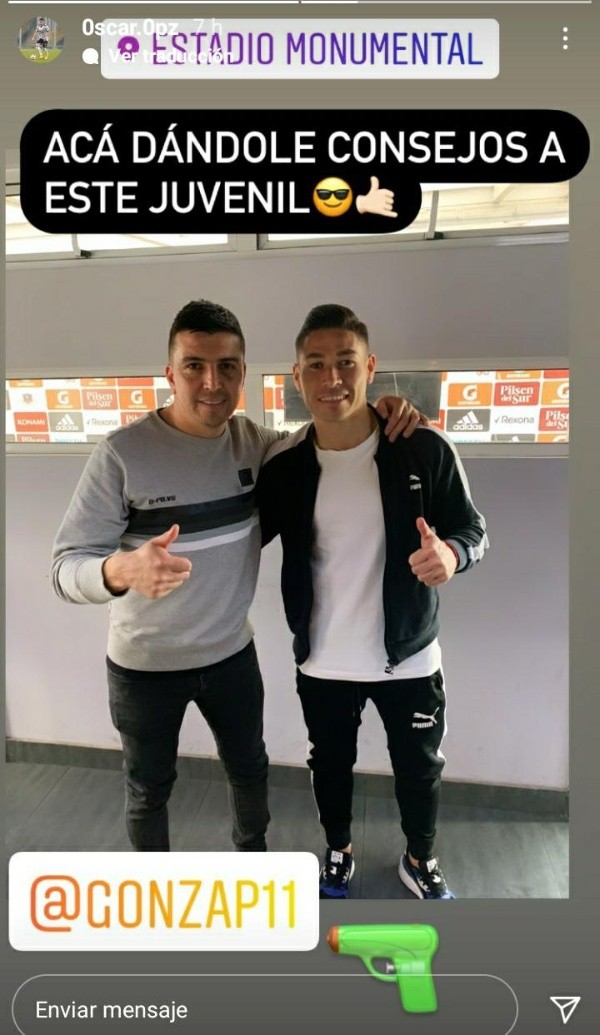 Gonzalo Fierro y Óscar Opazo