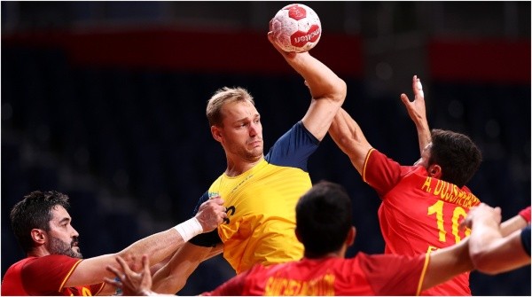 Fredric Pettersson, una de las figuras de Suecia en Handball masculino