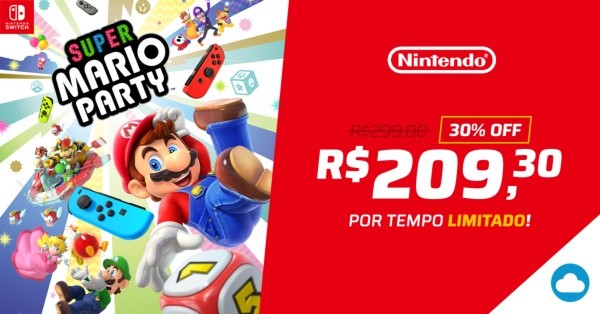 Jogos de Nintendo Switch são vendidos pela Nuuvem no Brasil