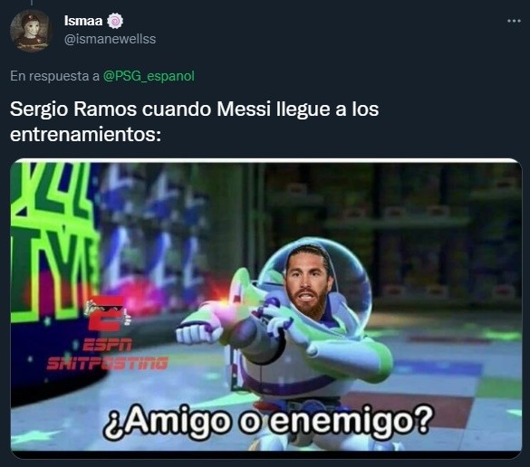 Reacción al tuit del PSG con la llegada de Messi