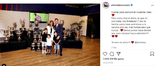 La salida de Barcelona y la última foto de Messi y Antonella Roccuzzo desde el Camp Nou
