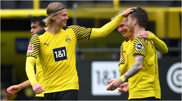Erling Haaland y la nueva camiseta del Borussia Dortmund