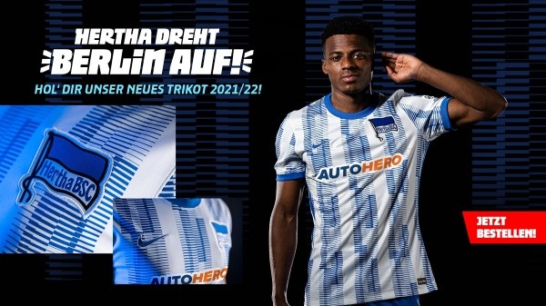 Nueva camiseta del Hertha Berlin