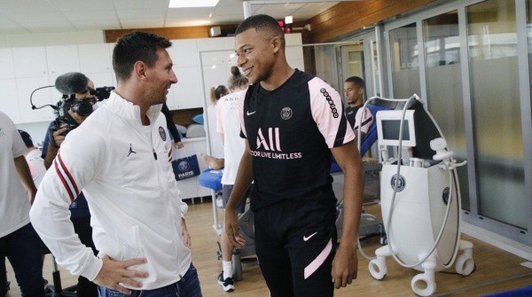 Kylian Mbappé, junto a Messi (Instagram @k.mbappe)