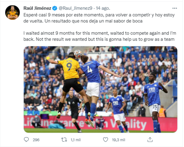 Raúl se mostró muy emocionado con su vuelta.