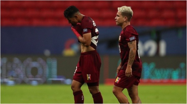 La decepción de Ronald Hernández y Yeferson Soteldo en la última Copa América