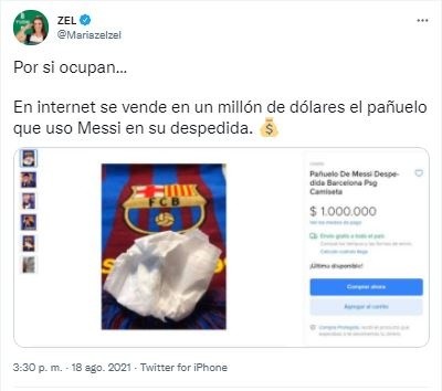 Pañuelo Messi