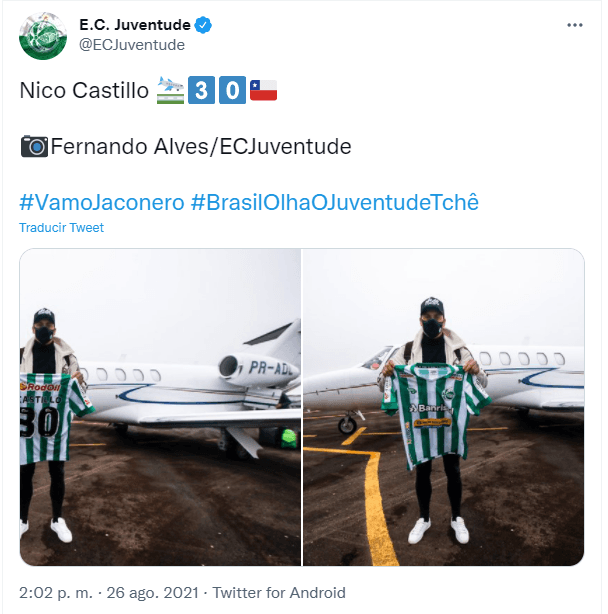 Nicolás Castillo Juventude Brasil