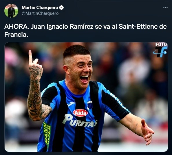 Juan Ignacio Ramírez, al Saint Étienne