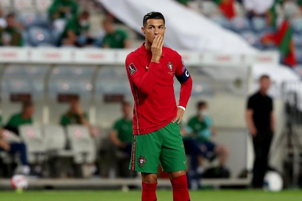 Cristiano Ronaldo depois de perder a penalidade. (Foto: Divulgação Fox Sports)