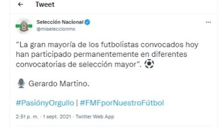 En la conferencia previa a las Eliminatorias Mundialistas | Twitter