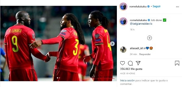 Lukaku convirtió doblete ante Estonia