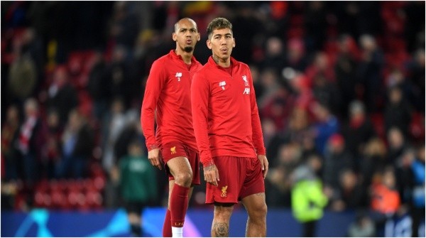 Roberto Firmino y Fabinho, Liverpool
