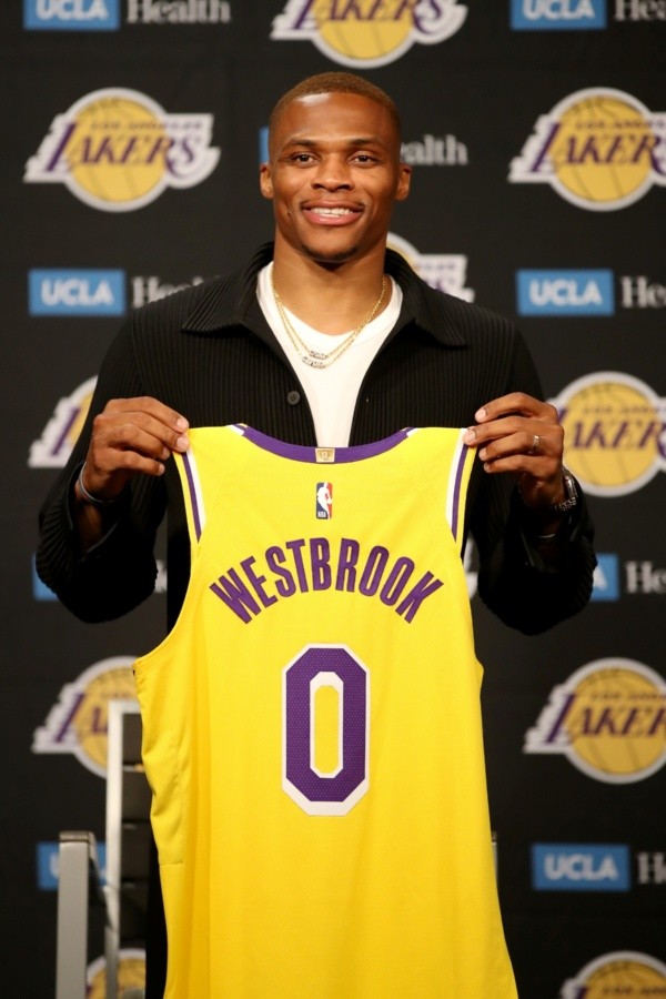Russell Westbrook, hasta 2023 con Los Angeles Lakers (Getty)