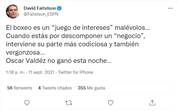 Óscar Valdez ganó con polémica ante Conceicao