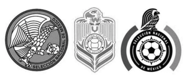 Los escudos preseleccionados por la Federación (Twitter).