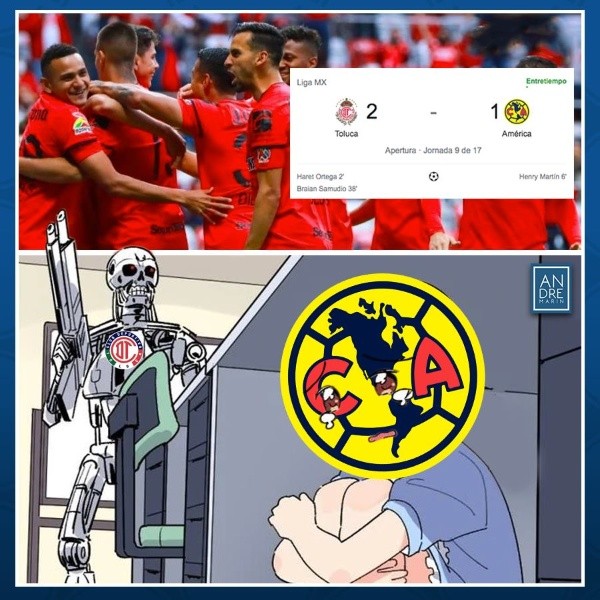 Toluca 3-1 América, memes