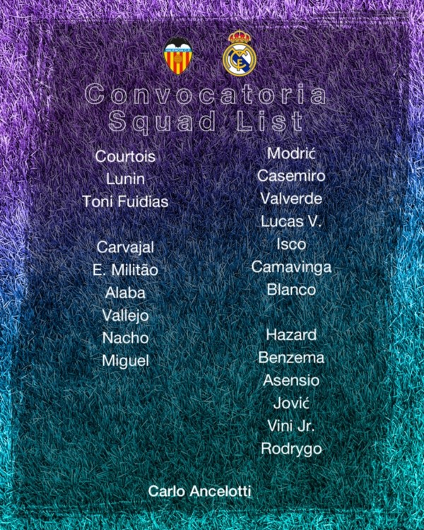 Foto: Twitter oficial del Real Madrid.