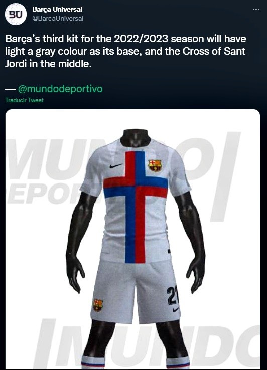 Tercera equipación de Barcelona 2022-23