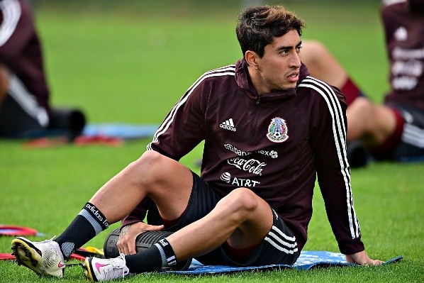 Omar Govea ha acumulado 91 minutos en cuatro partidos con la selección mexicana (foto: Imago7)